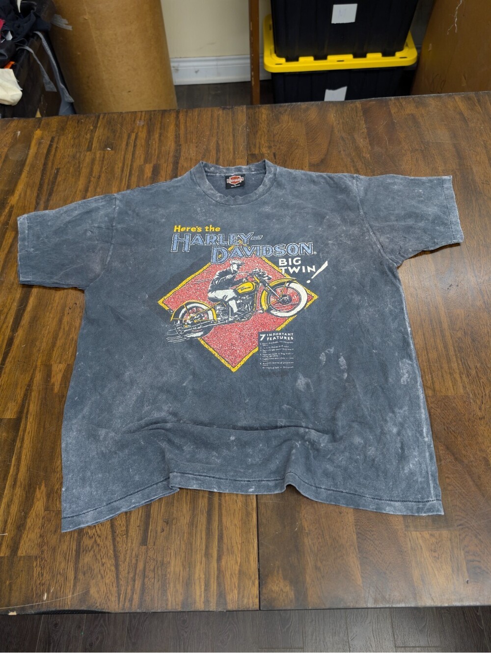 Big Twin Harley Davidson Shirt Vintage Gary Surdyke Festus L